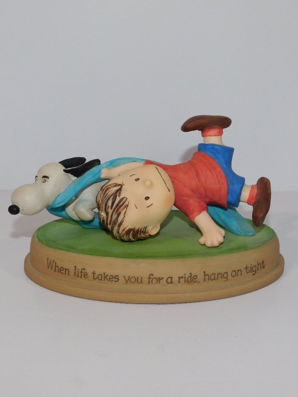 Hallmark Peanuts Gallery When Life Take you for a ride Hang on Tight Snoopy 2010